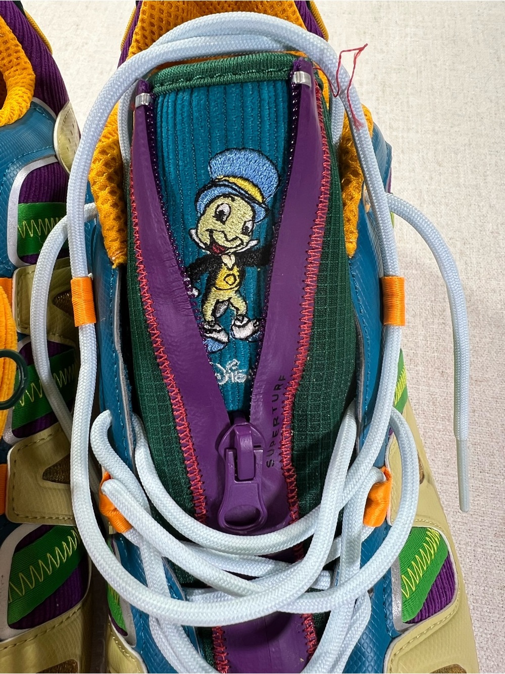 Adidas x Disney Jiminy Cricket Sneakers Multicolor Size US 13 - Picture 3 of 11